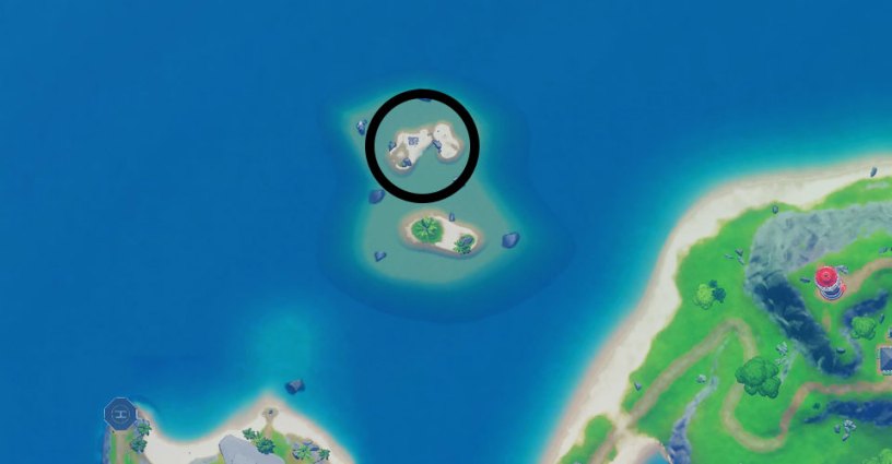 Fortnite map to Oh No... Challenge location