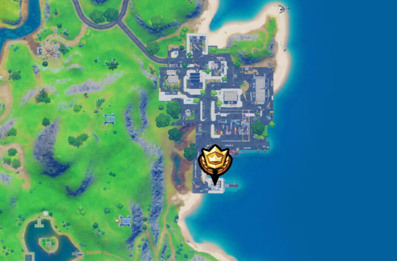 Fortnite map to the location of Wolverine's Trophy