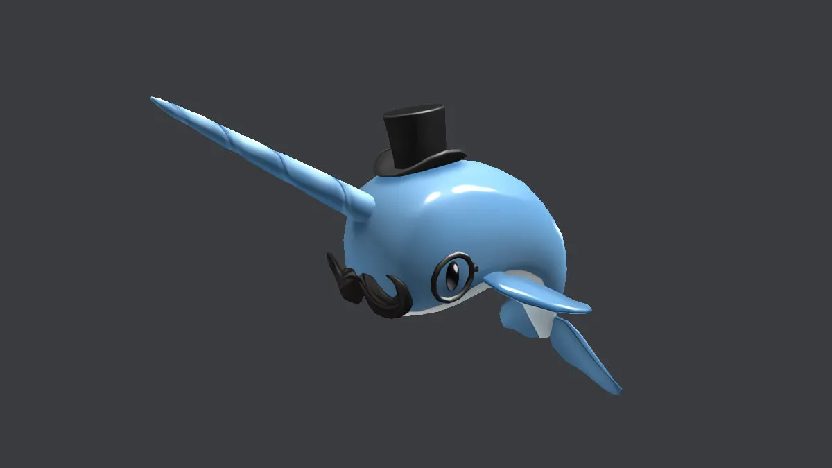 New Roblox Dapper Narwhal Shoulder Pal Available For Free Soon Pro Game Guides - roblox wizard cat promo code