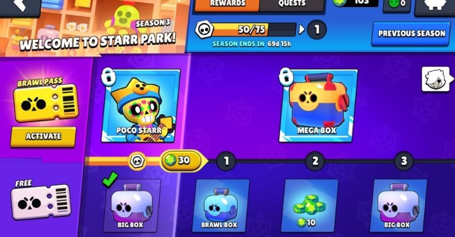 brawl star saison 4