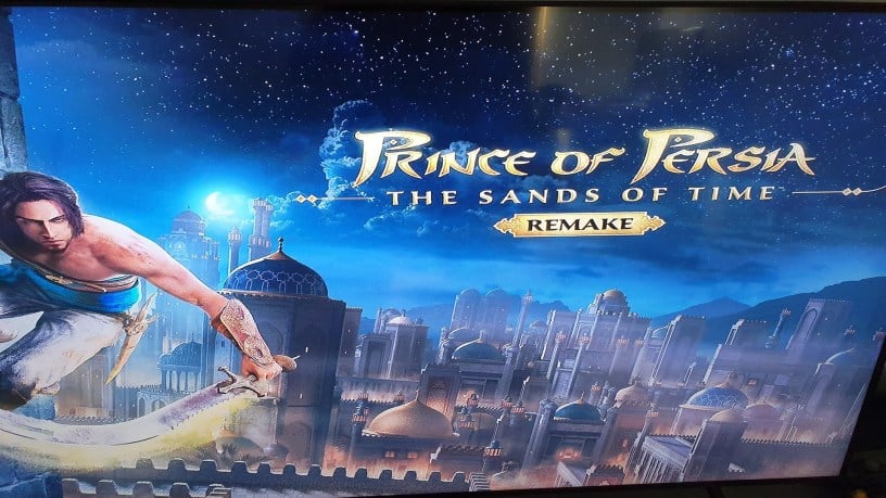 A leaked Prince of Persia Remake opening title screen