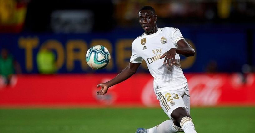 Mendy playing for Real Madrid