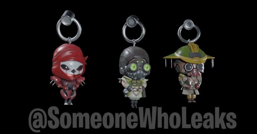 A leak of weapon charms for Halloween event in Apex Legends