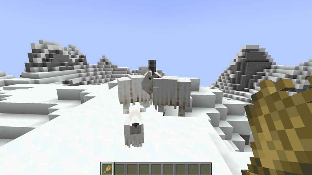 Breeding Goats in Minecraft.