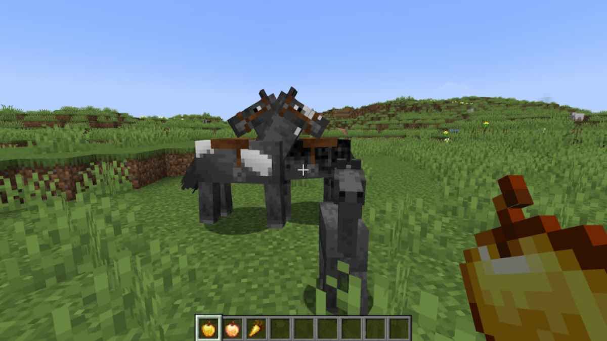 Breeding Horses in Minecraft.