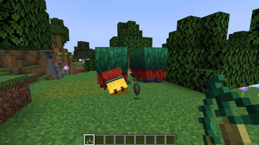 Breeding Sniffers in Minecraft.