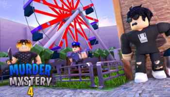 Murder Mystery 4 Character hiding from killer from