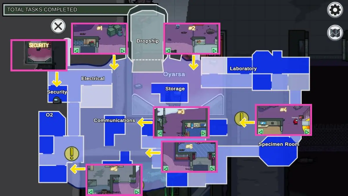 All Camera Locations In Among Us - Pro Game Guides