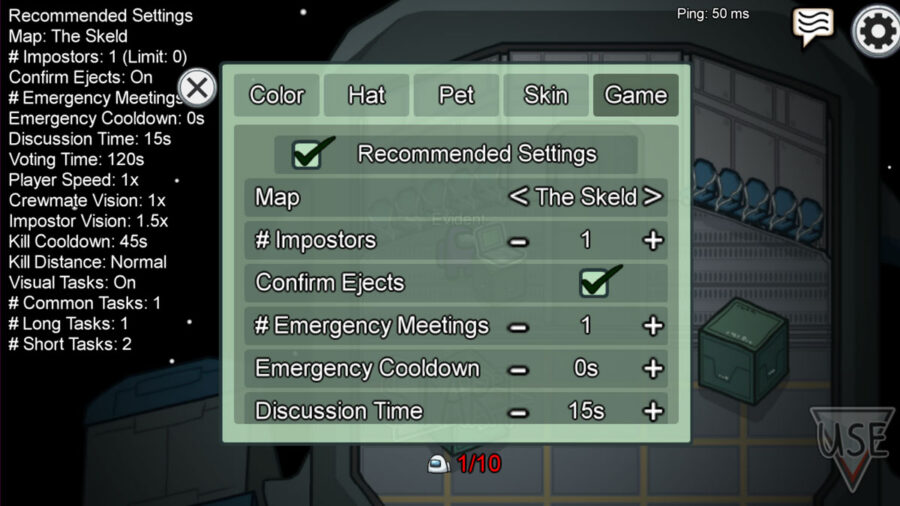 How To Change Custom Settings In Among Us Pro Game Guides