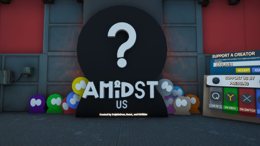 Fortnite Amidst Us creative map