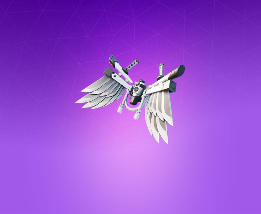 Corrupted Bladed Wings Back Bling