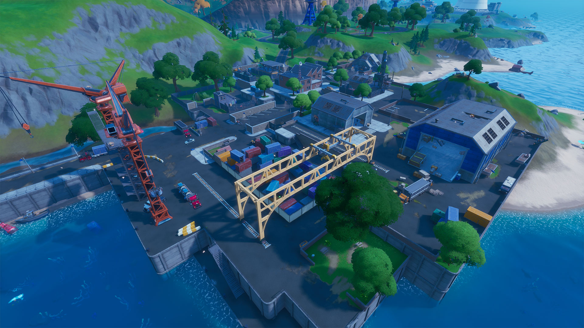 Dirty Docks in Fortnite.