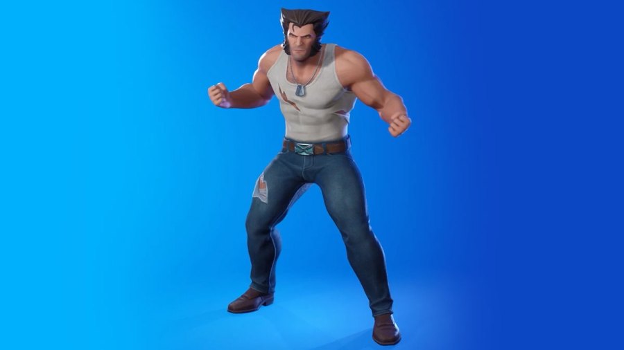 Wolverine Logan style full-body in Fortnite