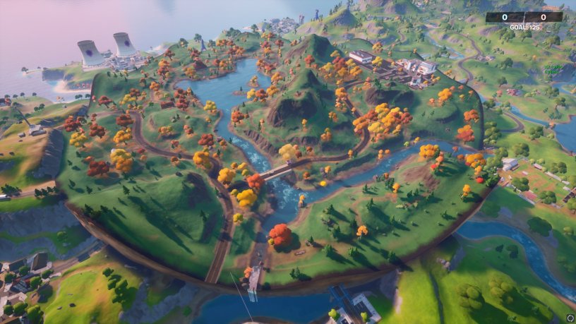 In-game look at Stark Industries location in Fortnite