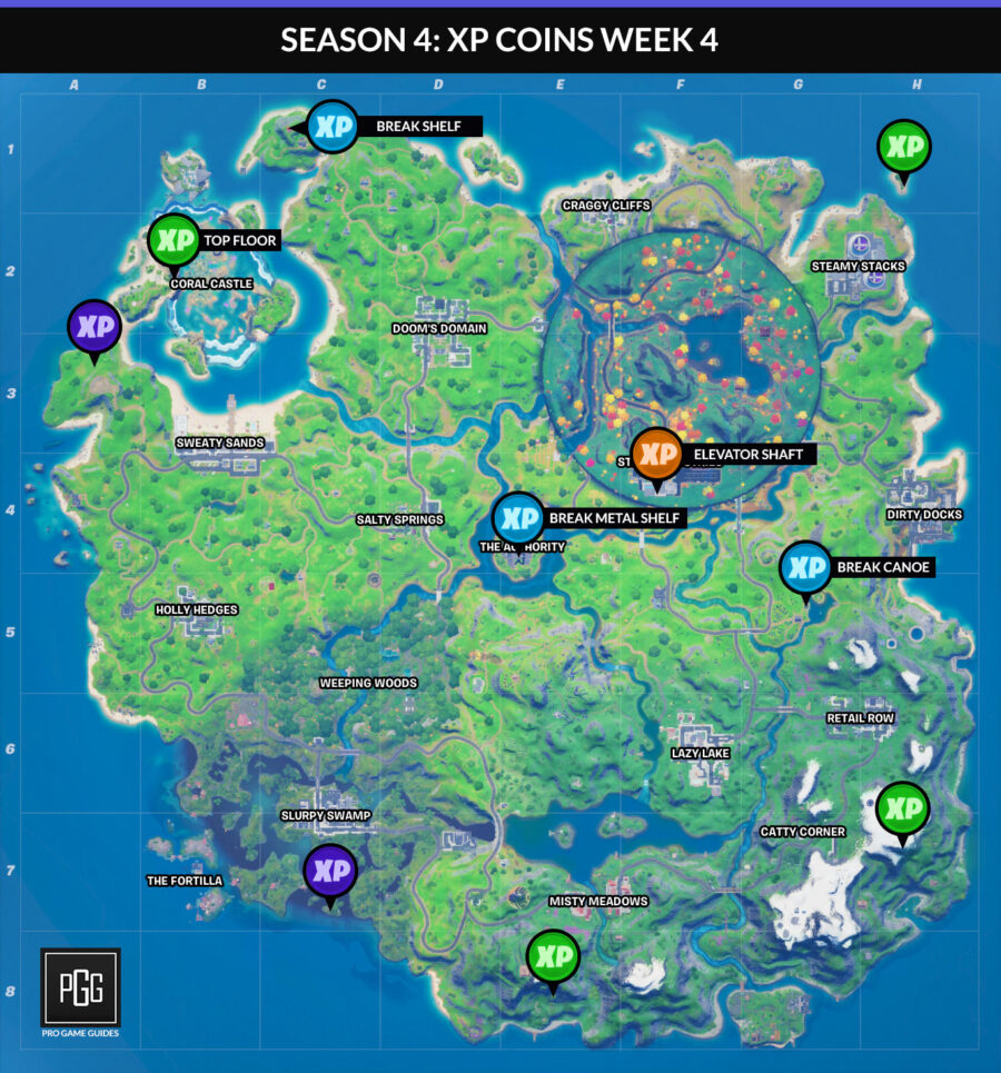 59 HQ Images Fortnite Chapter 2 Season 4 Xp Coins Week 10 : Here Are 50
