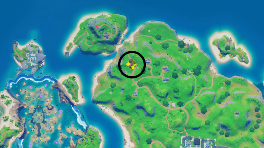 Map to Trask Truck location in Fortnite
