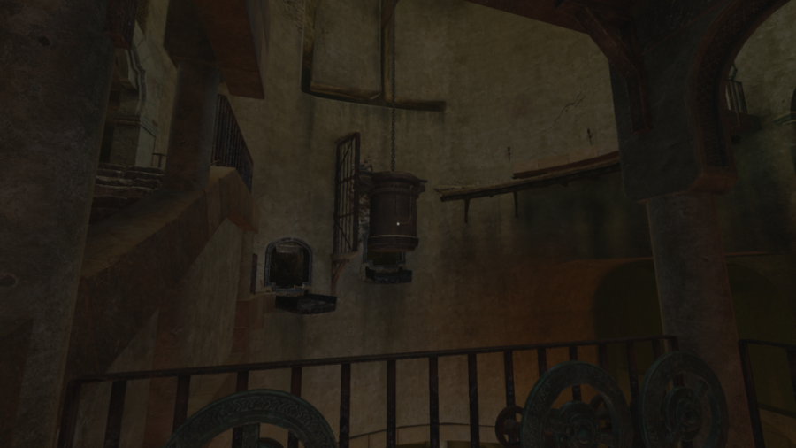 A screenshot showing off the cran puzzle in the cistern