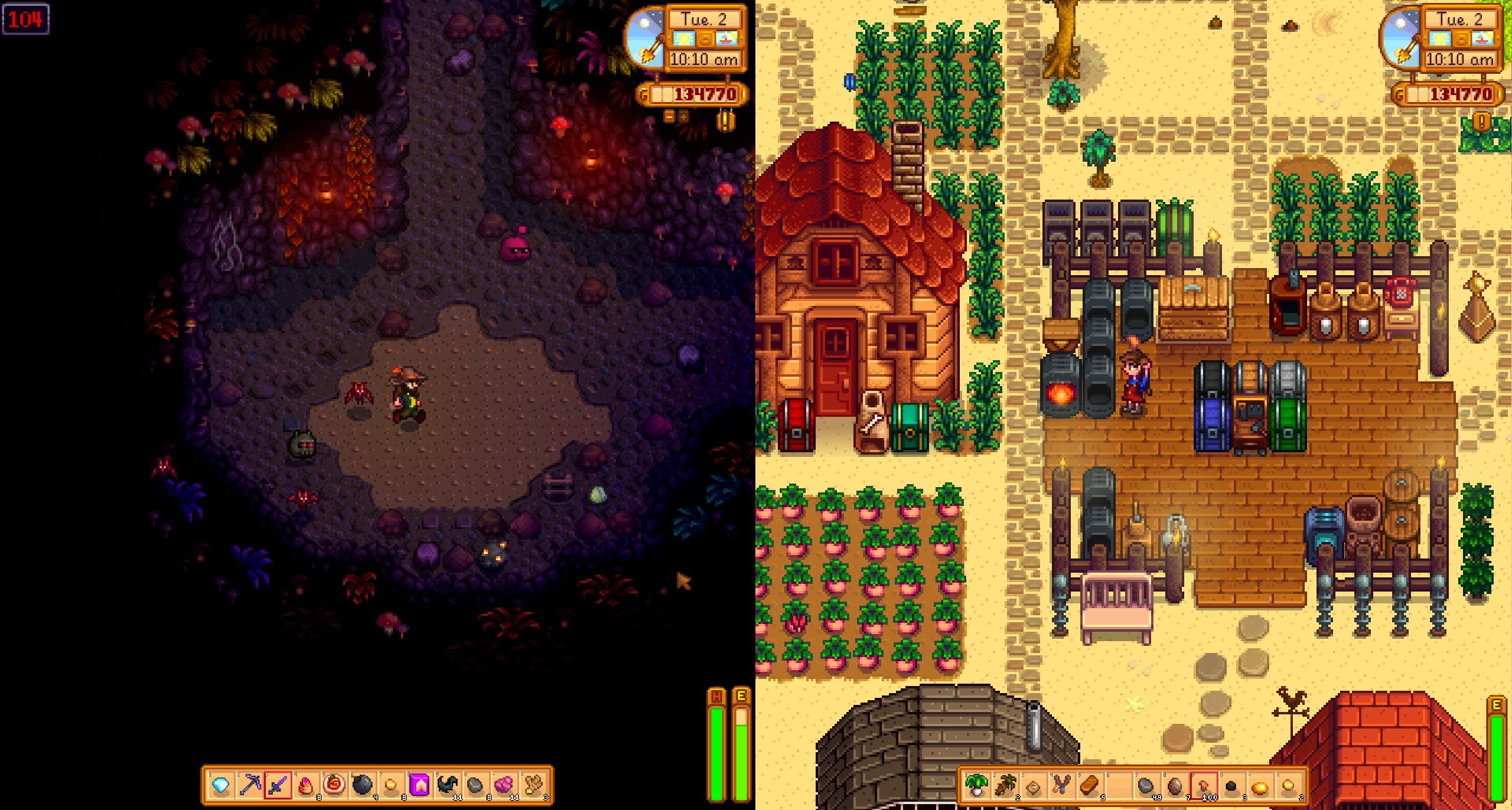 Stardew Valley How Does Split Screen Work Switch Ps4 Pc Pro Game Guides - can you play roblox on xbox one split screen