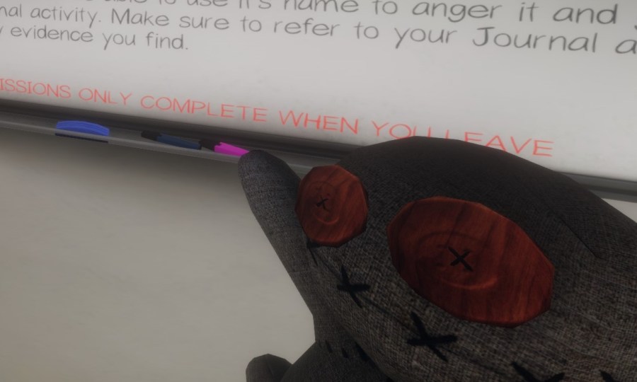 A screenshot of the Voodoo Doll in Phasmophobia