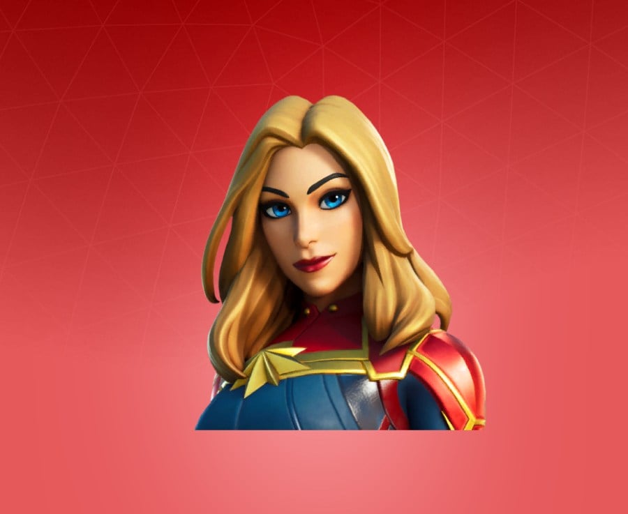 Fortnite Captain Marvel Skin - Character, PNG, Images - Pro Game Guides