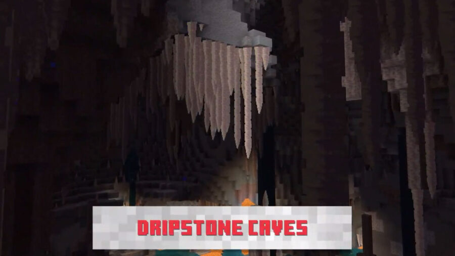 Minecraft Dripstone Caves biome