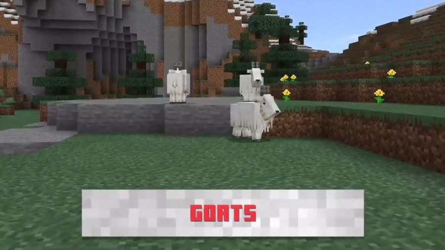 Minecraft Goats
