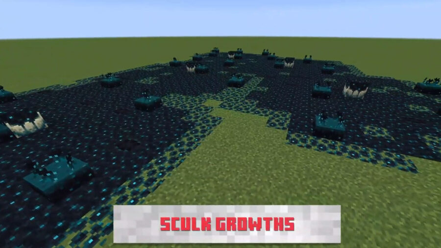 Minecraft Sculk Growths
