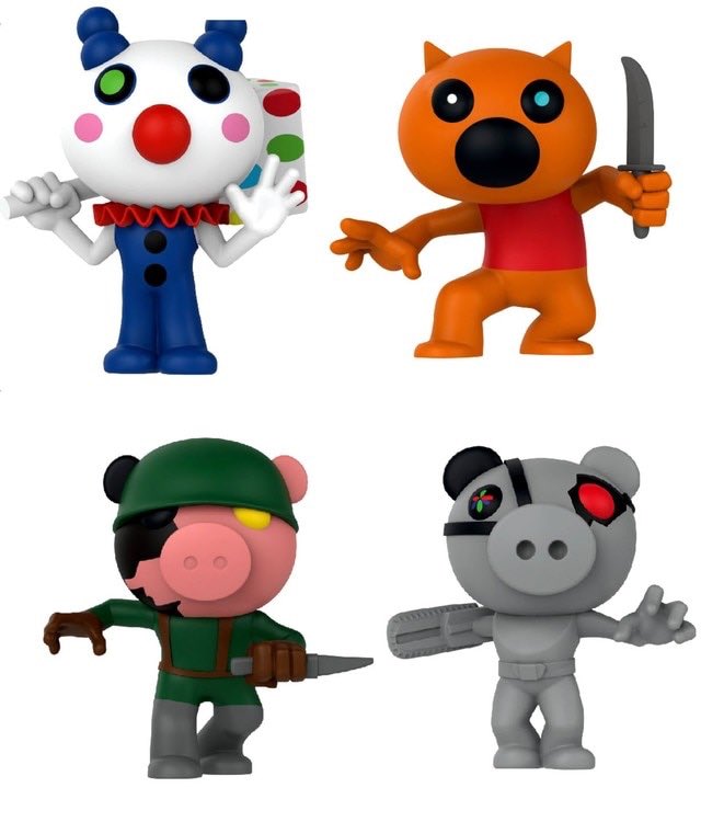 PIGGY Action Figure Series 1 - piggy, Tigry, Clown, Fox, & Dinopiggy Roblox