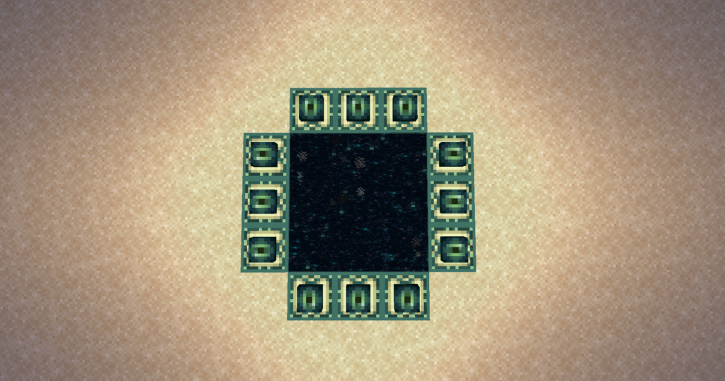 How to make an End Portal in creative Minecraft Pro Game Guides