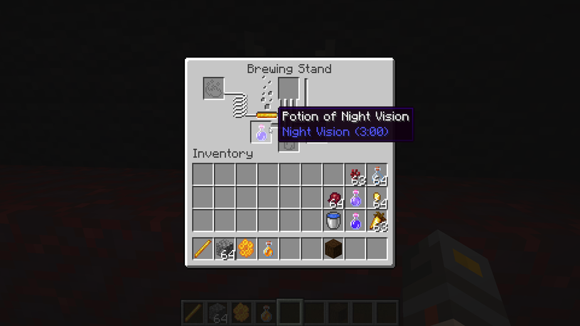 minecraft potion of invisibility