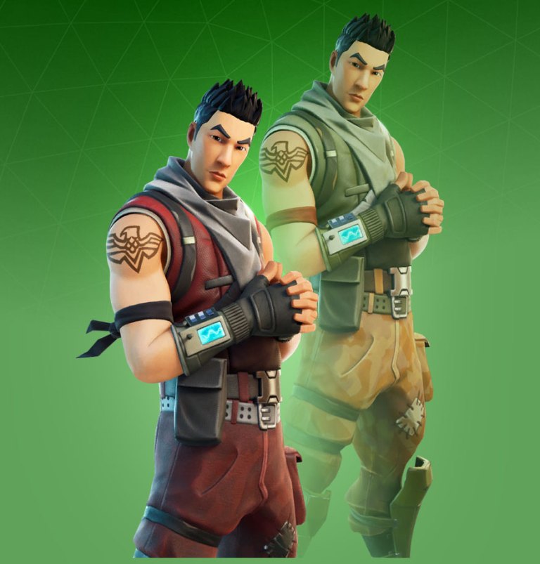 Fortnite Original Renegade Skin Character, PNG,