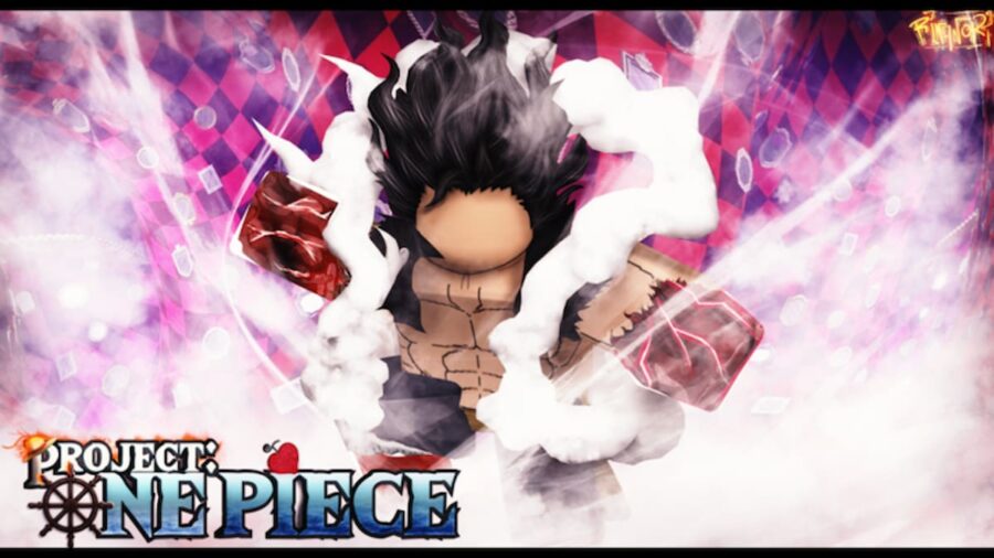 Roblox Project One Piece character doing power move