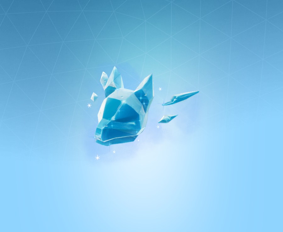 Ice Kitsune Back Bling