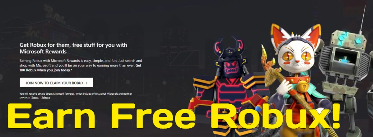 roblox free robux microsoft rewards