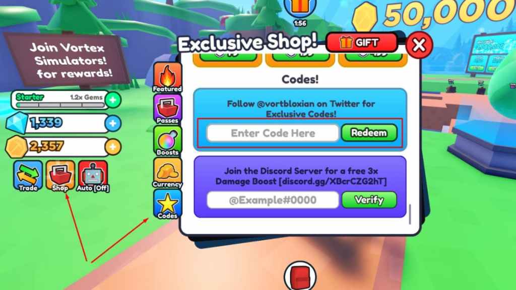 Vortex Simulator Codes - Roblox - December 2023