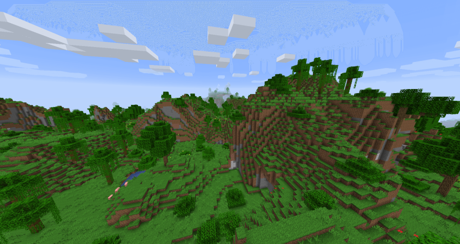 Minecraft Modified Jungle Edge Biome.