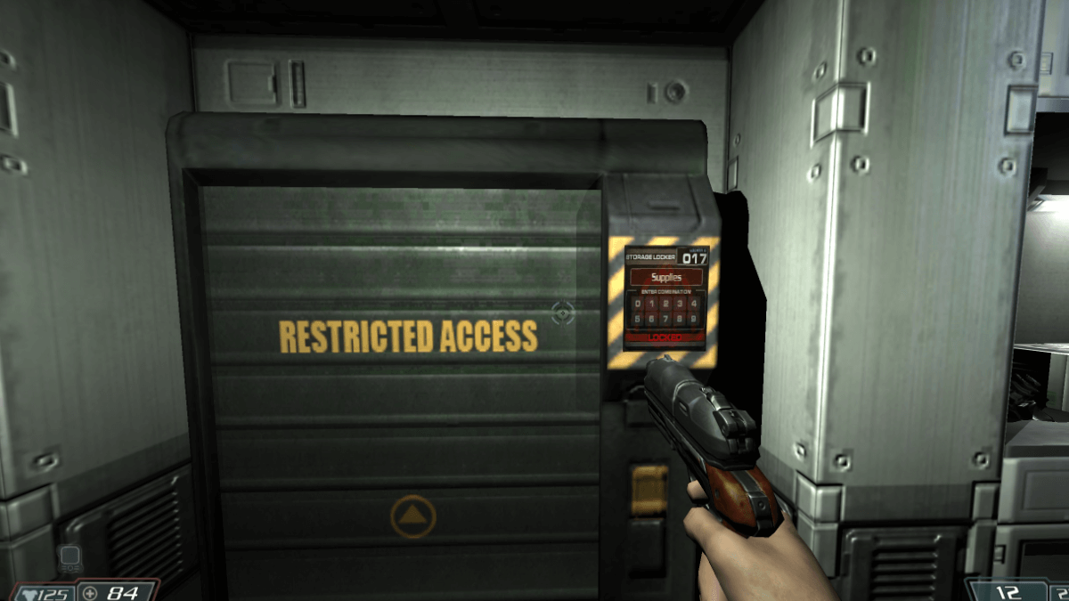 A Doom 3 lock pad.