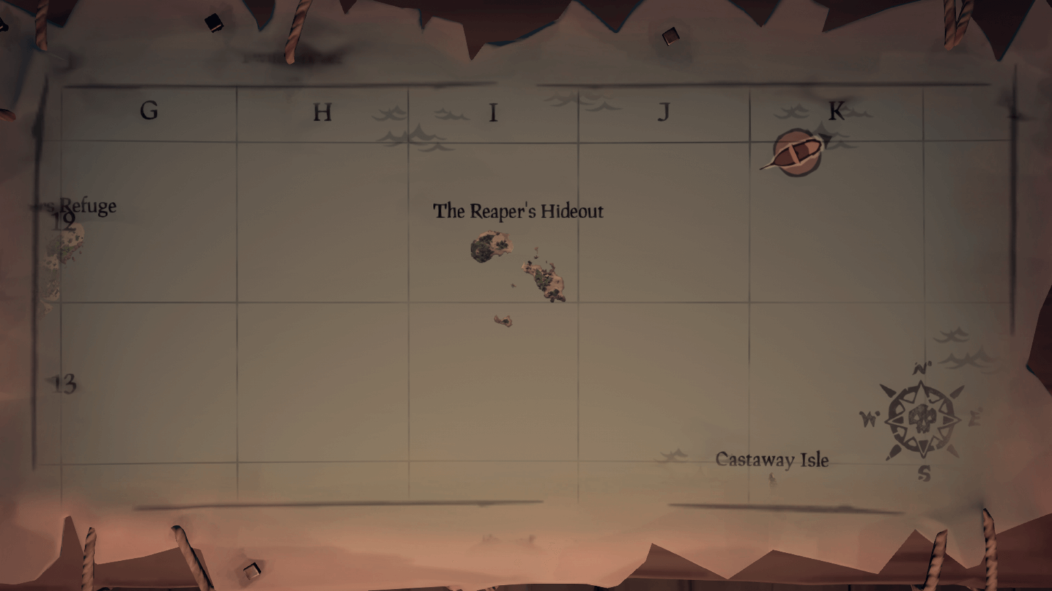 bounty map sea of thieves
