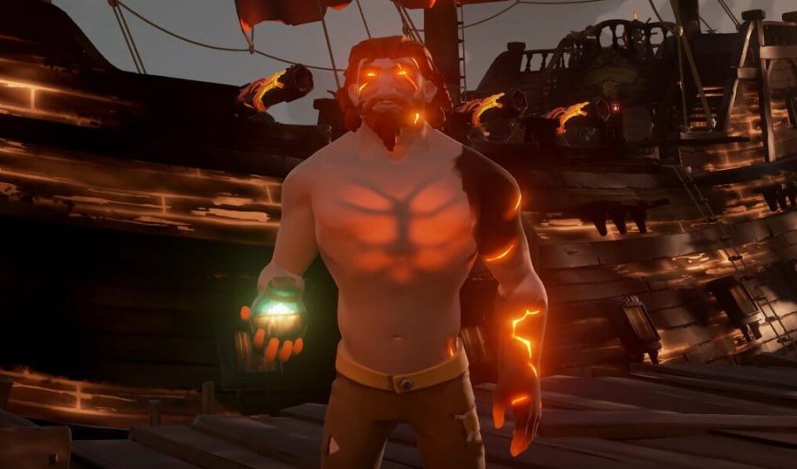 A screenshot of the Ashen Curse in Sea of Thieves.