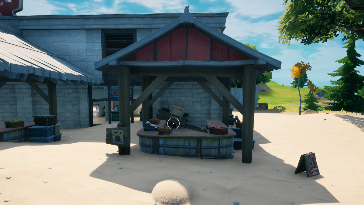 A picture showing the Farmer’s Market in Fortnite