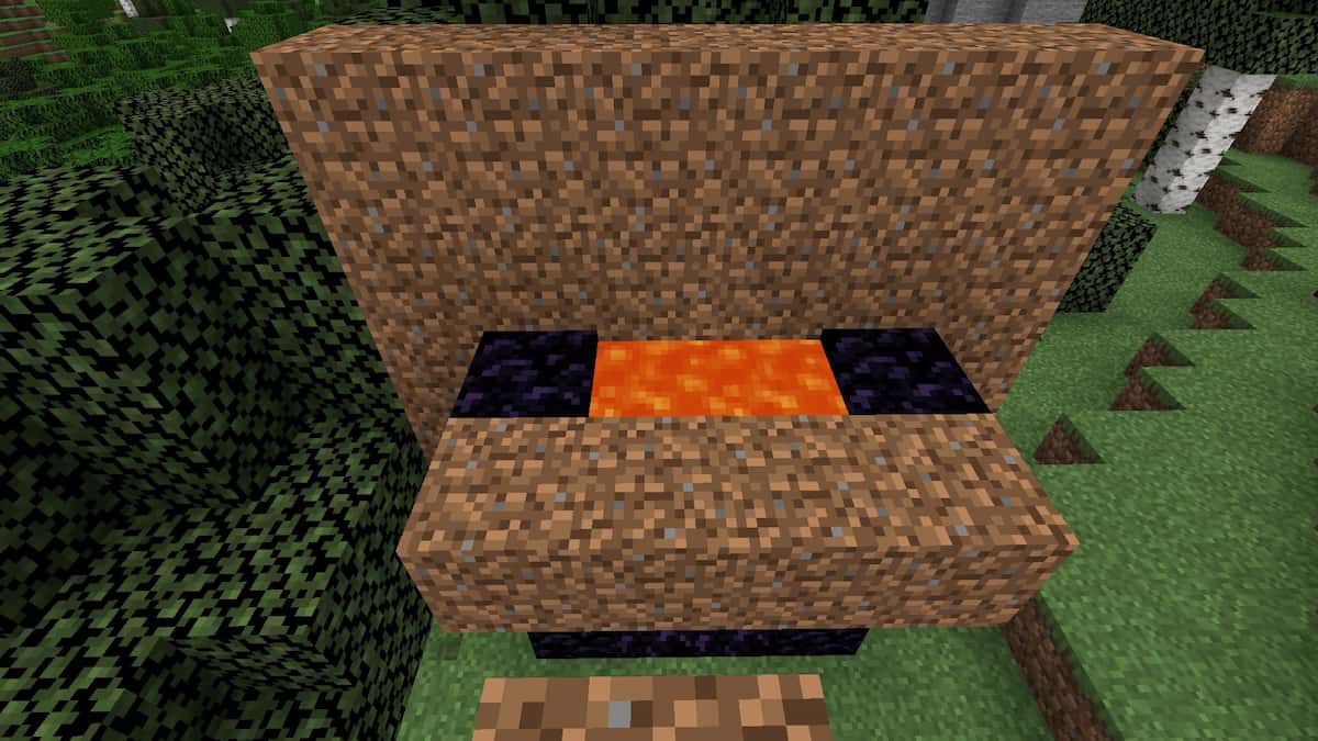 How to Make a Nether Portal with Lava and Water in Minecraft Pro Game Guides