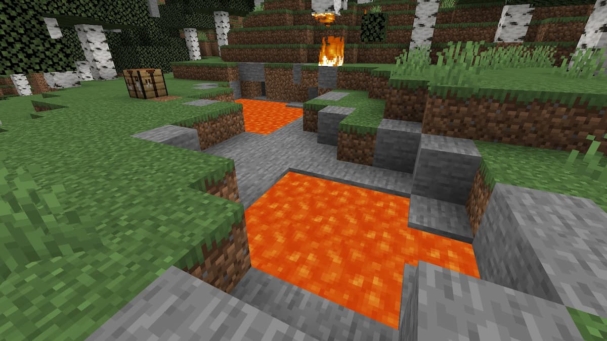 How to Make a Nether Portal with Lava and Water in Minecraft Pro Game