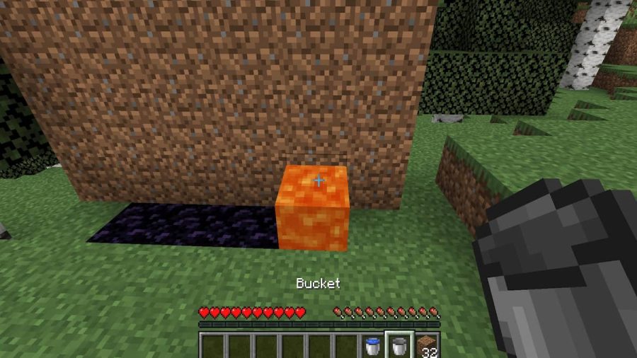 How to Make a Nether Portal with Lava and Water in Minecraft Pro Game