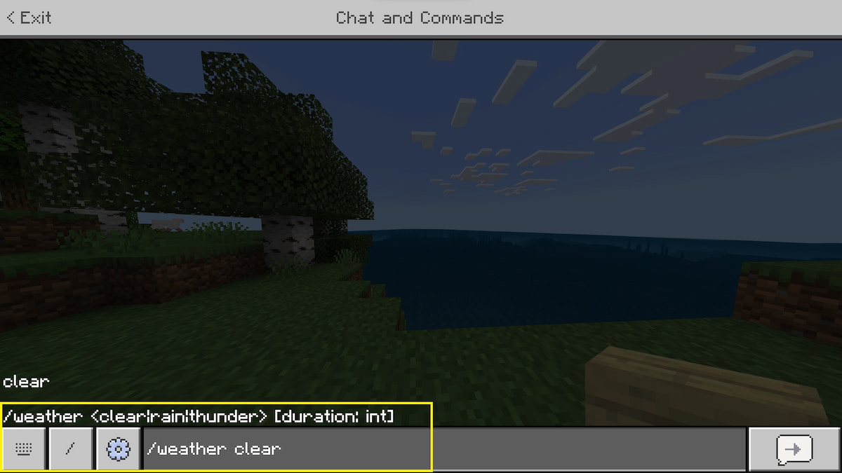 How to change the weather in Minecraft - Pro Game Guides