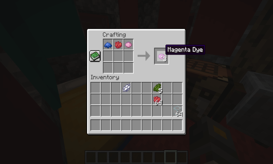 Minecraft how to make magenta dye two