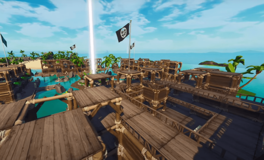 Карта с пиратской тематикой 