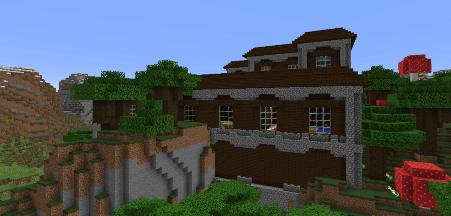 A screenshot of a Minecraft Mansion.
