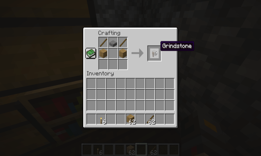 m_come creare e utilizzare una mola in Minecraft grind stone crafting recipe 