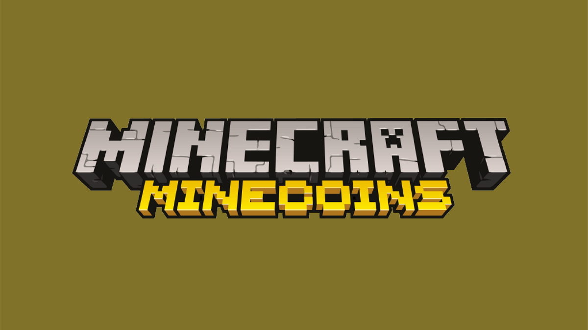 An title that says Minecraft Minecoins.
