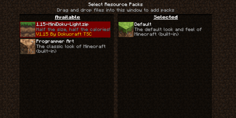 how to make a minecraft texture pack a .zip folder